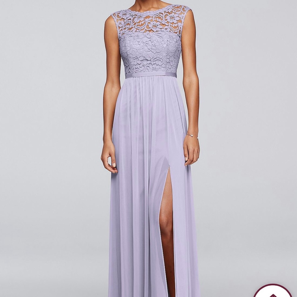 David’s bridal lace dress